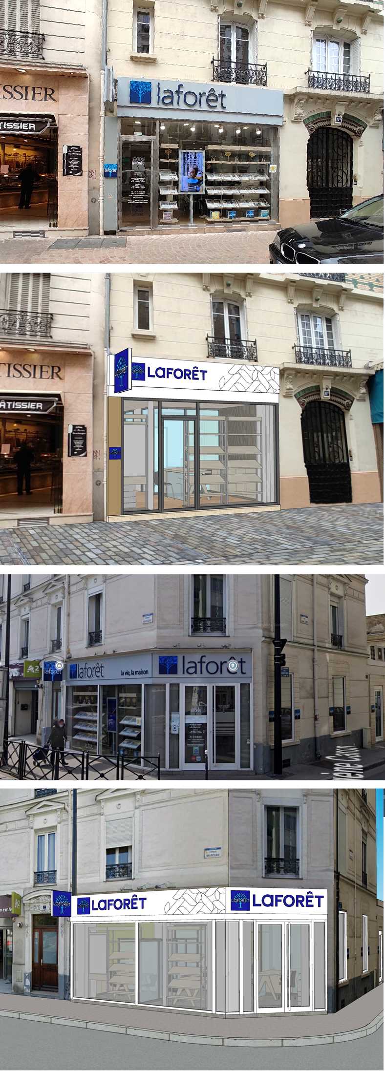 Bruno Bini - projet AGENCE IMMOBILIERE - Paris